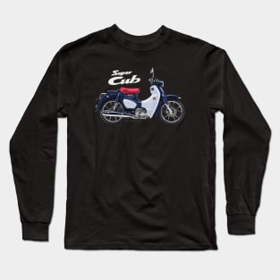 Honda Super Cub C125 19 blue, s Long Sleeve T-Shirt